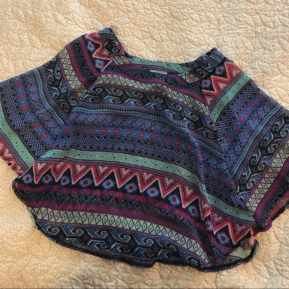 About a girl Sz XS Bohemian Blouse